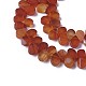 Teñidos de ágata natural de hebras de abalorios G-F595-A01-3