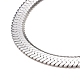 Colliers de chaînes de serpent en 304 acier inoxydable NJEW-O058-32P-2
