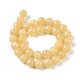 Natürlichen Topas Jade Perlen Stränge G-L533-02-3