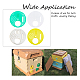 Ahandmaker 16pcs 4 Arten Edelstahl & Kunststoff Bienenstockkasten Eingangstore AJEW-GA0003-14-4