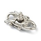 304 Stainless Steel Twister Clasps STAS-G244-13C-P-3