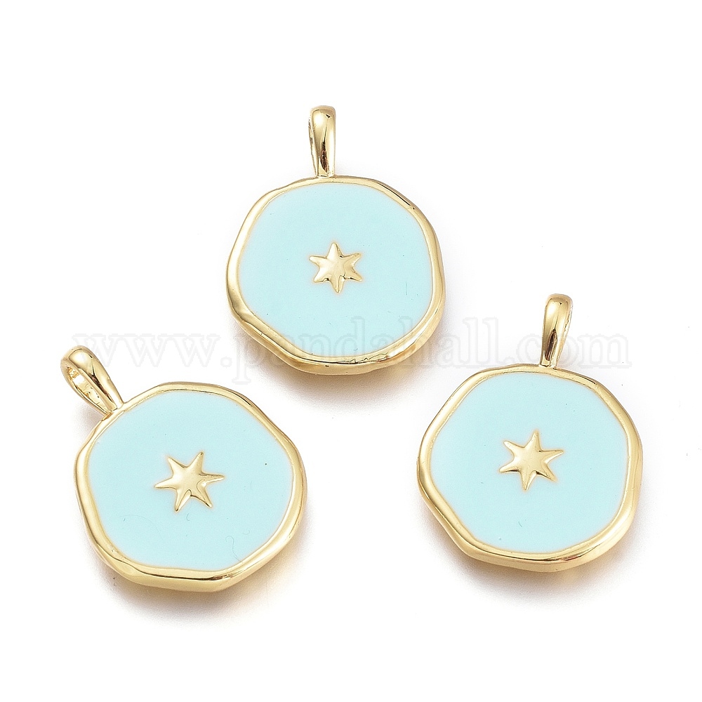 Wholesale Brass Enamel Pendants