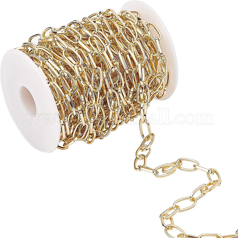Shop AHANDMAKER Aluminum Link Cable Chain for Jewelry Making Selected